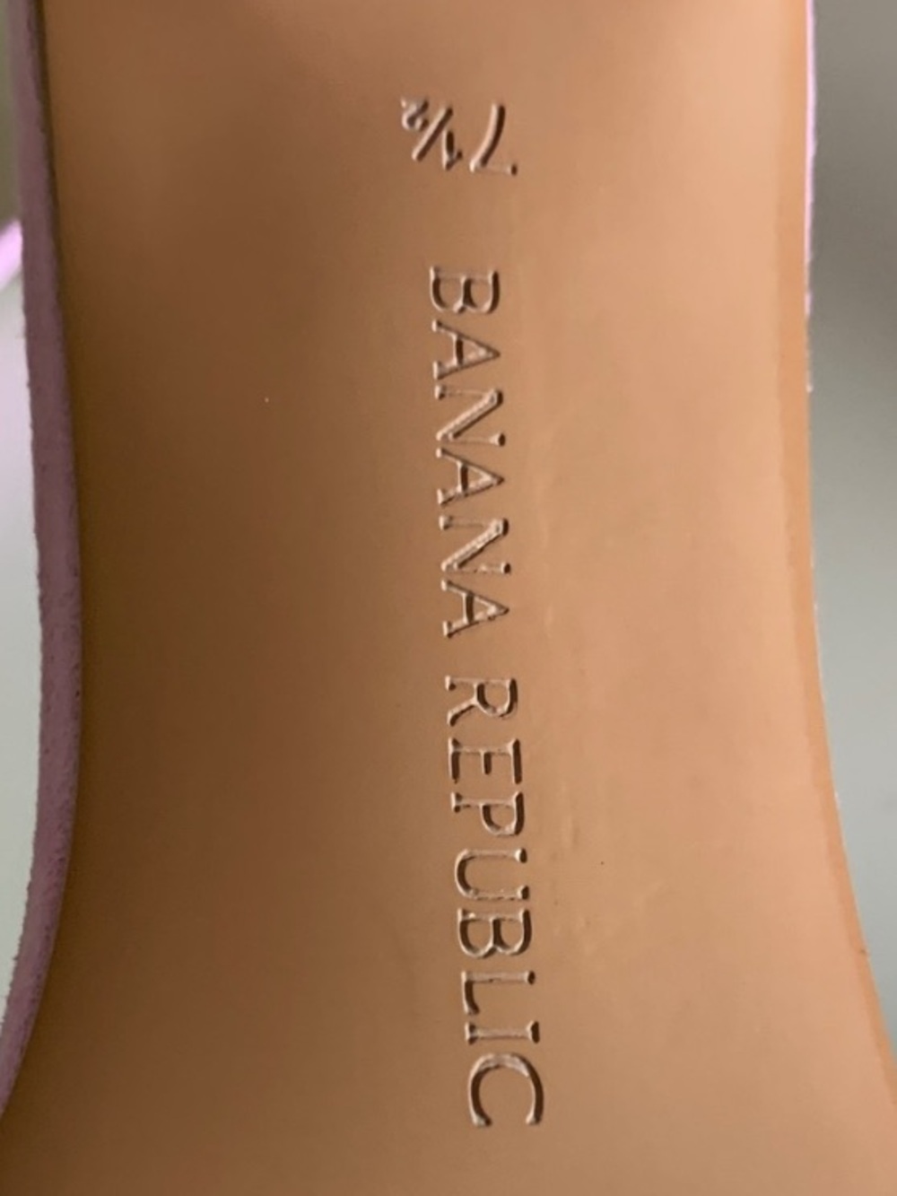 Banana Republic Lilac Suede Ankle Strap Heels - Picture 5 of 6